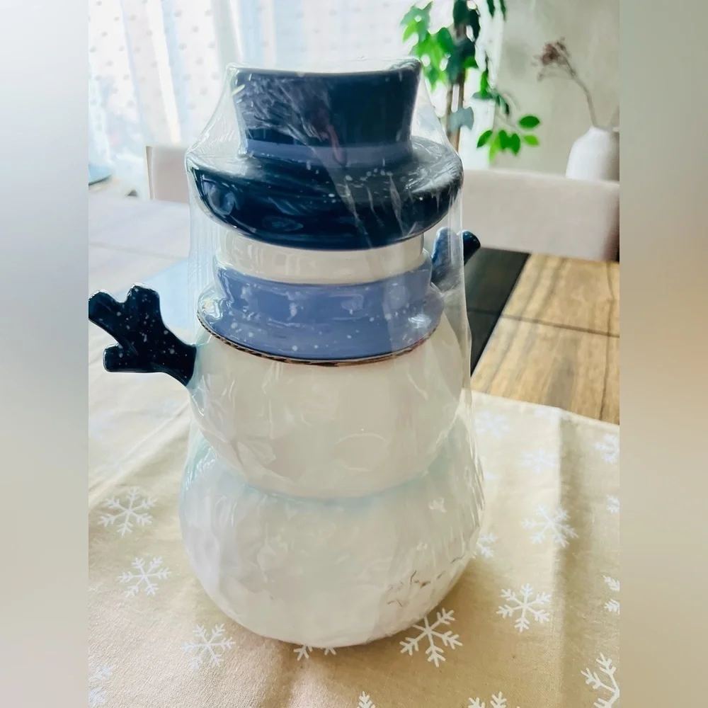 Snowman Cookie Jar Vintage 2001 Home For The Holidays so adorable piece